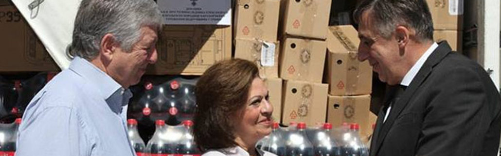 Crown Prince Alexander and Crown Princess Katherine send aid to the Republic of Srpska