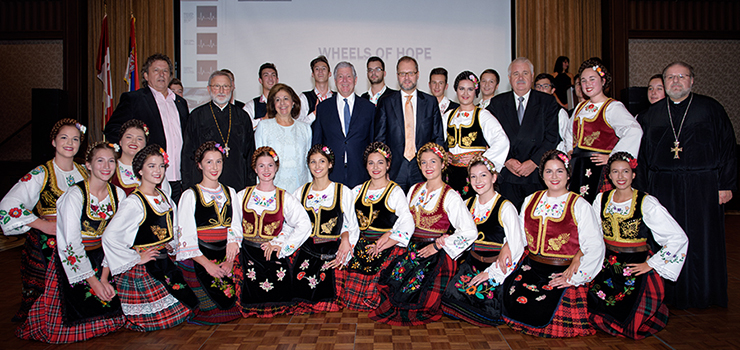 Lifeline Charity dinner in Toronto “Wheels of Hope” to purchase vehicles for hospitals in Serbia
