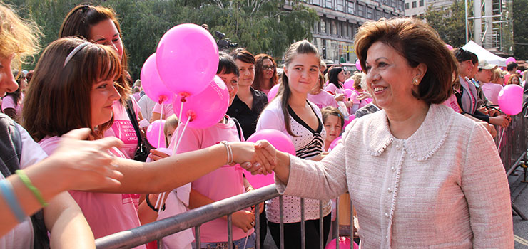 Crown Princess Katherine appeals to women in Serbia to take care of their health
