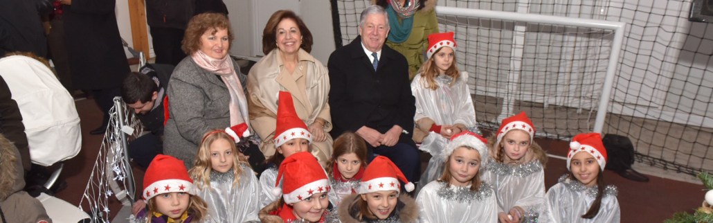 ROYAL COUPLE AT THE CELEBRATION OF THE CHARTWELL INTERNATIONAL SCHOOL