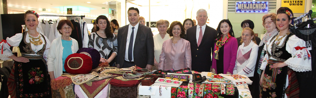 ROYAL COUPLE OPENS EASTER CHARITY BAZAAR
