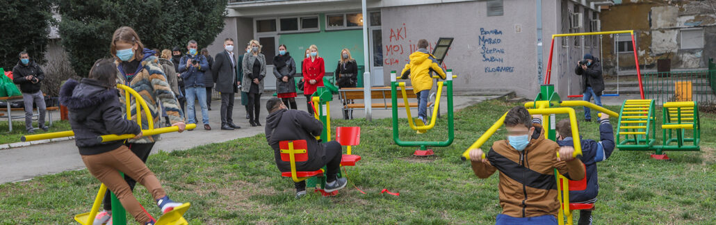 PRINCESS KATHERINE FOUNDATION PROVIDED NEW PLAYGROUND FOR DRINKA PAVLOVIC HOME FOR CHILDREN WITHOUT PARENTAL CARE