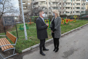 Minister of Labor, Employment, Veteran and Social Affairs, Prof. Dr. Darija Kisic Tepavcevic and the director of the Center for the Protection of Infants, Children and Youth Zvecanska Zoran Milacic