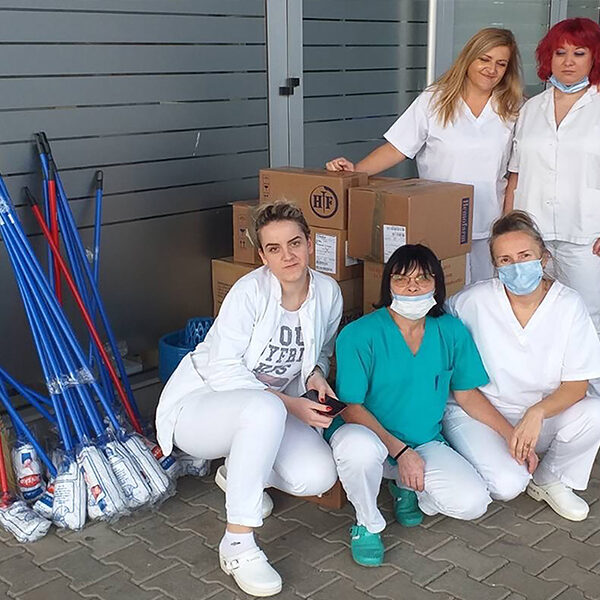 Donation for COVID Hospital in Kragujevac