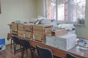 Donation of computers and printers for children at schools and orphanages
