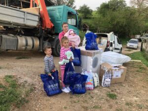 Donation for family in Straza