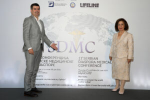 State Secretary of the Ministry of Health Dr. Mirsad Djerlek and HRH Crown Princess Katherine