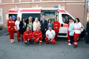 The delivery of a new ambulance to the Emergency Department of the Health Center in Kruševac, November 2019