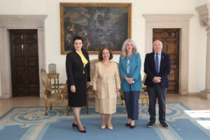 HRH CROWN PRINCESS KATHERINE MEETS THE MAYOR OF NIS