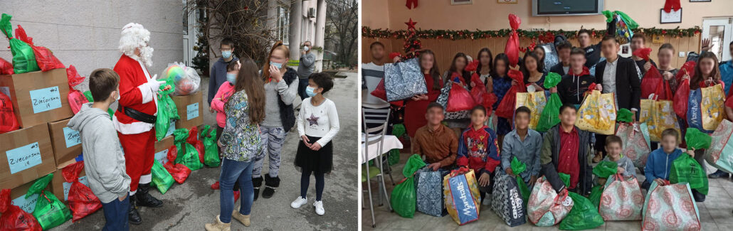 CROWN PRINCESS KATHERINE REJOICE CHILDREN OF SERBIA AND THE REPUBLIC OF SRPSKA WITH CHRISTMAS PRESENTS