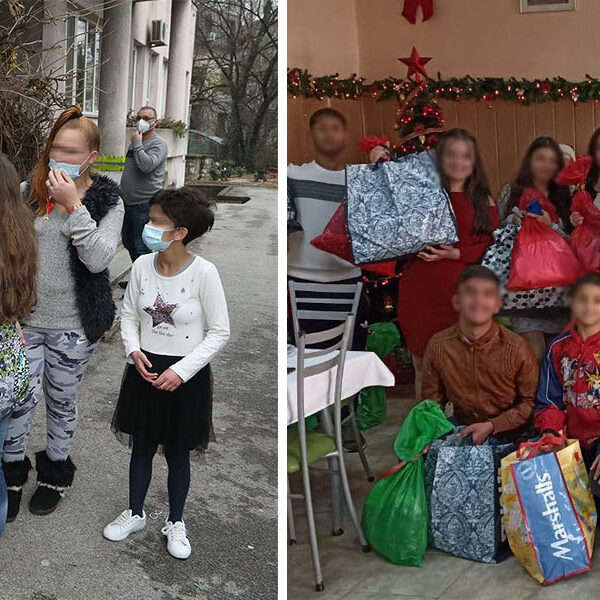 CROWN PRINCESS KATHERINE REJOICE CHILDREN OF SERBIA AND THE REPUBLIC OF SRPSKA WITH CHRISTMAS PRESENTS