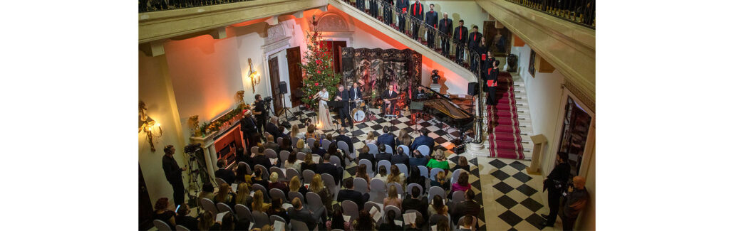 CHARITY CHRISTMAS RECEPTION AND CAROLS FROM THE WHITE PALACE