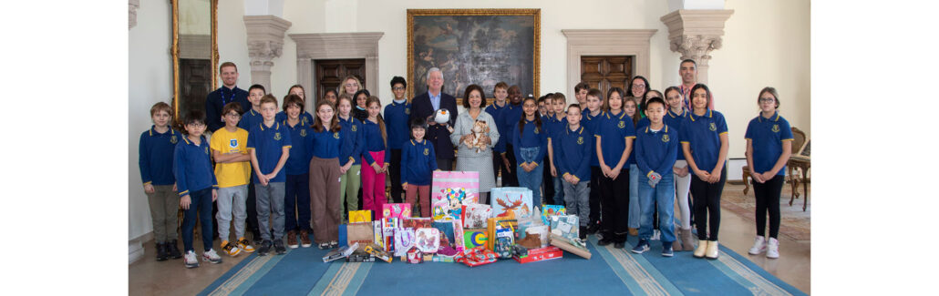 CHILDREN HELPING CHILDREN AT THE ROYAL PALACE