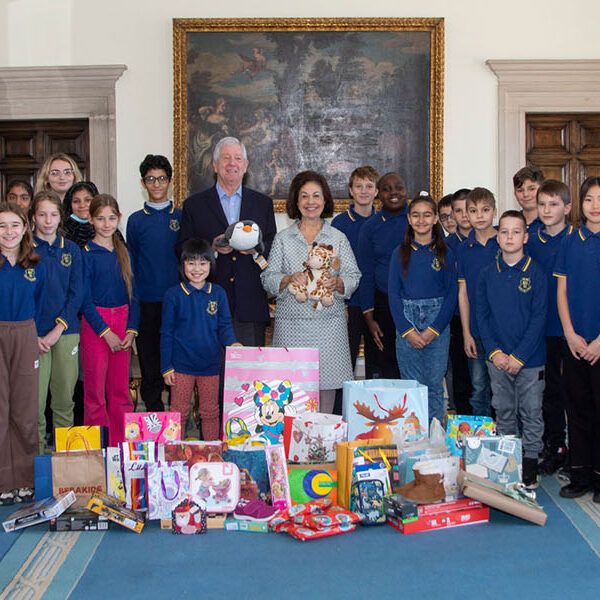 CHILDREN HELPING CHILDREN AT THE ROYAL PALACE