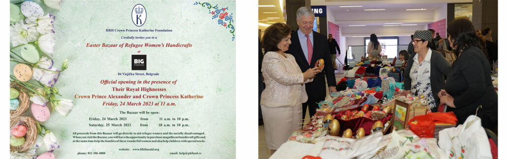 PRESS ANNOUNCEMENT - OFFICIAL OPENING OF REFUGEE WOMEN’S HANDICRAFTS EASTER BAZAAR