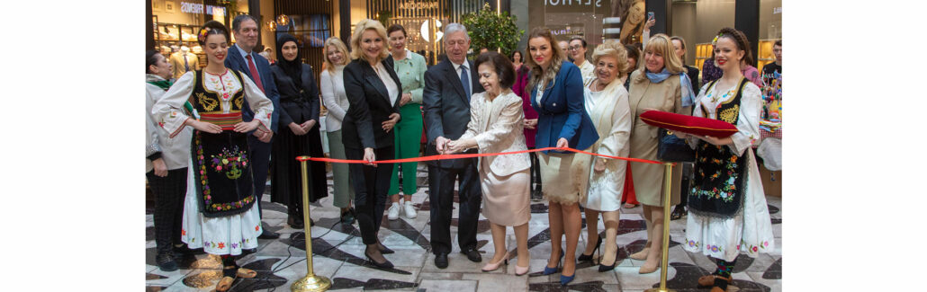 ROYAL COUPLE OF SERBIA OPEN CHARITY EASTER BAZAAR IN BELGRADE