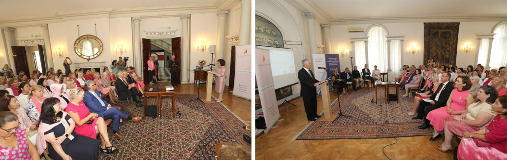ROYAL COUPLE OF SERBIA SUPPORTS CAMPAIGN FOR BREAST CANCER AWARENESS