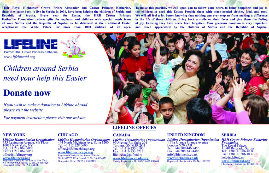 Easter appeal
