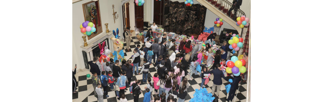 JOY FOR OVER 1,000 CHILDREN AT THE WHITE PALACE AHEAD OF EASTER