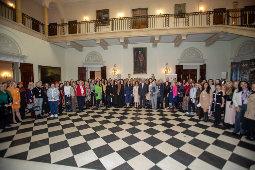 THE ROYAL COUPLE HOSTED THE INTERNATIONAL WOMEN’S CLUB AT THE WHITE PALACE